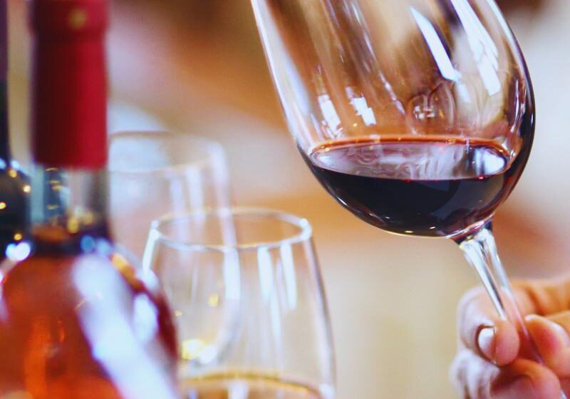 Wine tasting glasses